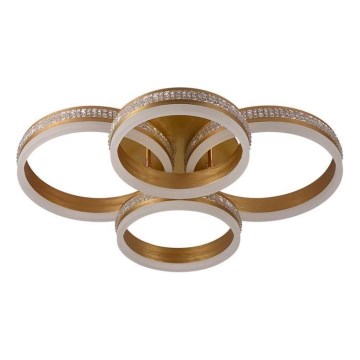 LED prigušiva prislonjena plafonska lampa LED/150W/230V 3000-6500K + daljinski upravljač