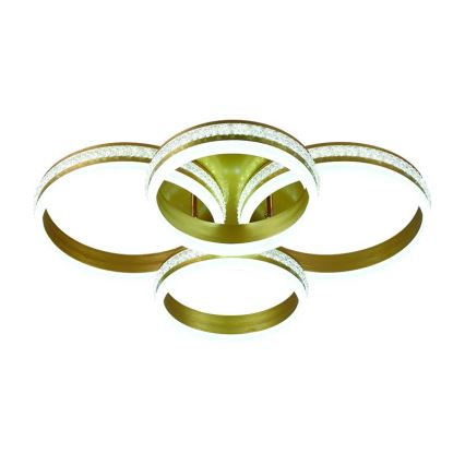 LED prigušiva prislonjena plafonska lampa LED/150W/230V 3000-6500K + daljinski upravljač