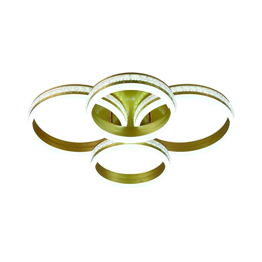 LED prigušiva prislonjena plafonska lampa LED/150W/230V 3000-6500K + daljinski upravljač