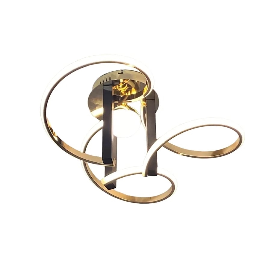 LED prigušiva prislonjena plafonska lampa LED/70W/230V 3000-6500K + daljinski upravljač