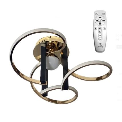 LED prigušiva prislonjena plafonska lampa LED/70W/230V 3000-6500K + daljinski upravljač