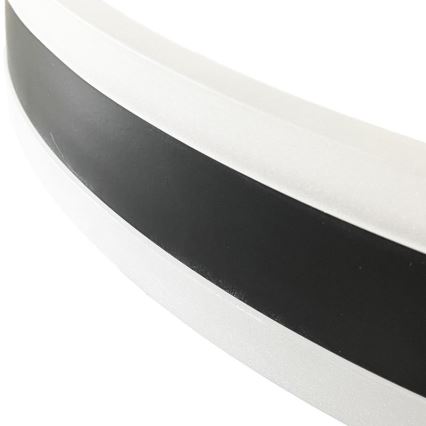 LED prigušiva prislonjena plafonska lampa LED/86W/230V 3000-6500K crna + daljinski upravljač