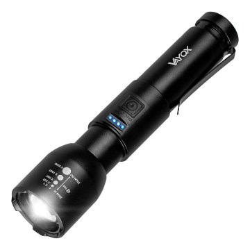LED prigušiva punjiva baterijska lampa LED/20W/5V IPX4 800 lm 2000 mAh
