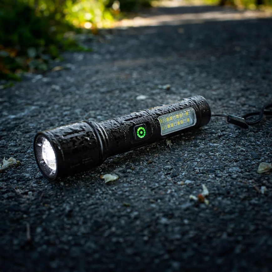 LED prigušiva punjiva lampa sa crvenim svetlom LED/5W/5V IPX4 260 lm 2000 mAh