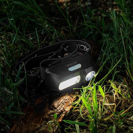 LED prigušiva punjiva čelna lampa 2xLED/5V IPX4 250 lm 2000 mAh