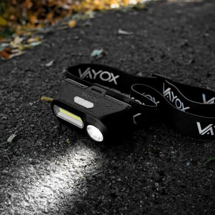 LED prigušiva punjiva čelna lampa 2xLED/5V IPX4 250 lm 2000 mAh