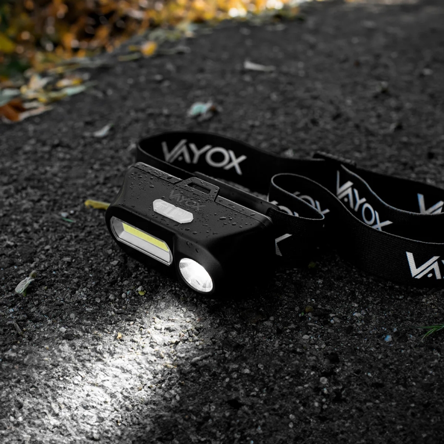 LED prigušiva punjiva čelna lampa 2xLED/5V IPX4 250 lm 2000 mAh