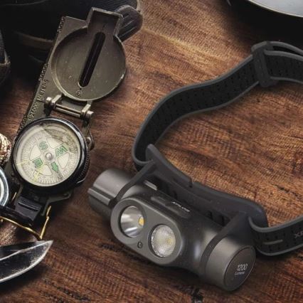 LED prigušiva punjiva čelna lampa GP XPLOR PHR19 LED/1x18650/5V IPX8