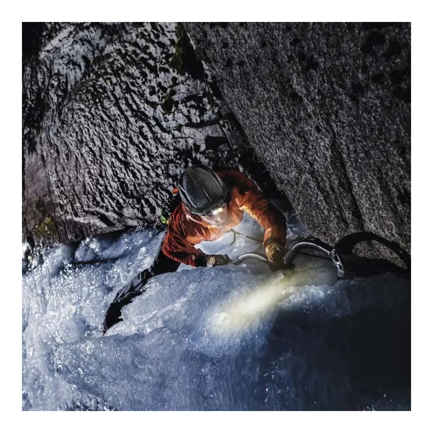 LED prigušiva punjiva čelna lampa GP XPLOR PHR19 LED/1x18650/5V IPX8