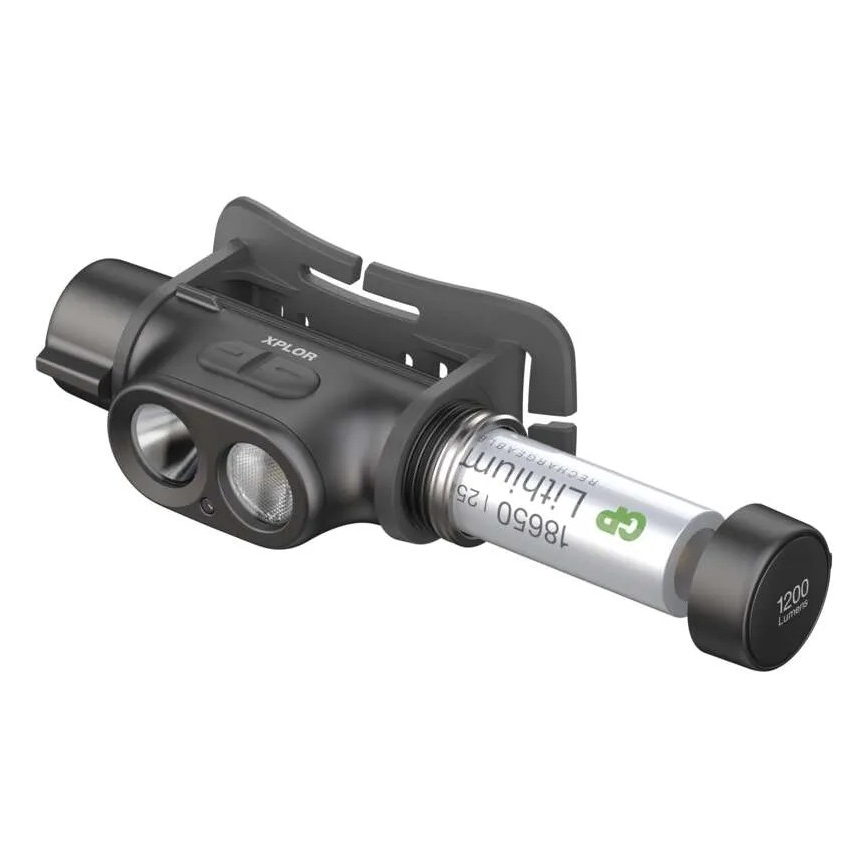 LED prigušiva punjiva čelna lampa GP XPLOR PHR19 LED/1x18650/5V IPX8
