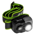 LED prigušiva punjiva čelna lampa LED/10W/5V/3xAAA IP66 800 lm 1000 mAh