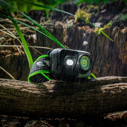 LED prigušiva punjiva čelna lampa LED/10W/5V/3xAAA IP66 800 lm 1000 mAh