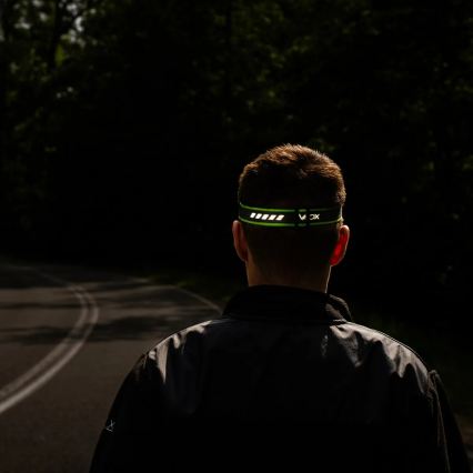 LED prigušiva punjiva čelna lampa LED/10W/5V/3xAAA IP66 800 lm 1000 mAh