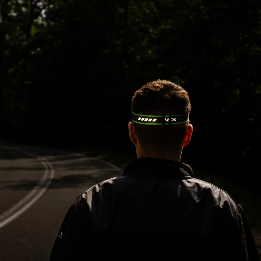 LED prigušiva punjiva čelna lampa LED/10W/5V/3xAAA IP66 800 lm 1000 mAh