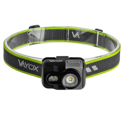 LED prigušiva punjiva čelna lampa LED/10W/5V/3xAAA IP66 800 lm 1000 mAh