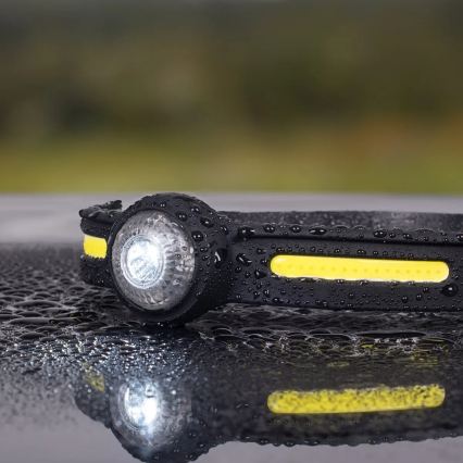 LED prigušiva punjiva čelna lampa sa crvenim svetlom LED/5V IPX4 550 lm 600 mAh