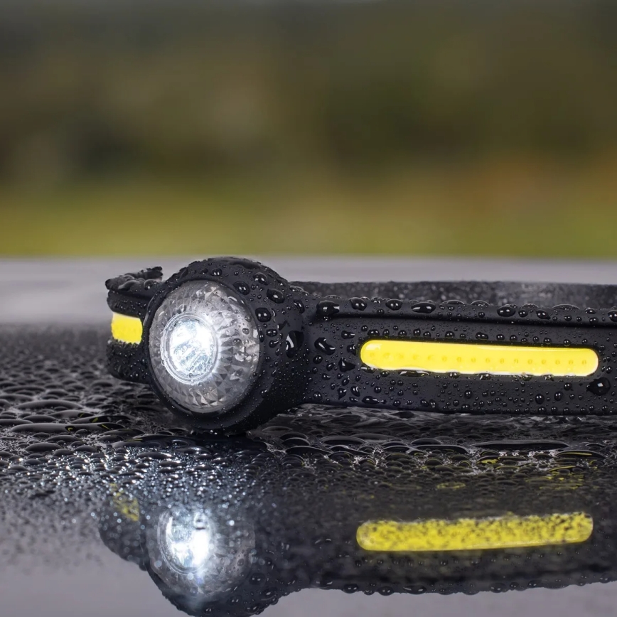 LED prigušiva punjiva čelna lampa sa crvenim svetlom LED/5V IPX4 550 lm 600 mAh