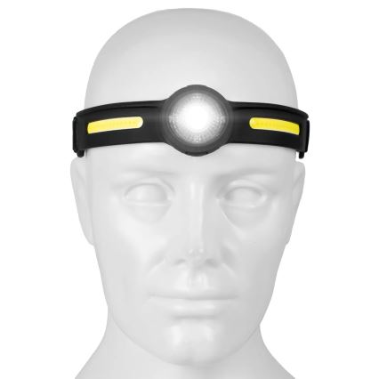 LED prigušiva punjiva čelna lampa sa crvenim svetlom LED/5V IPX4 550 lm 600 mAh