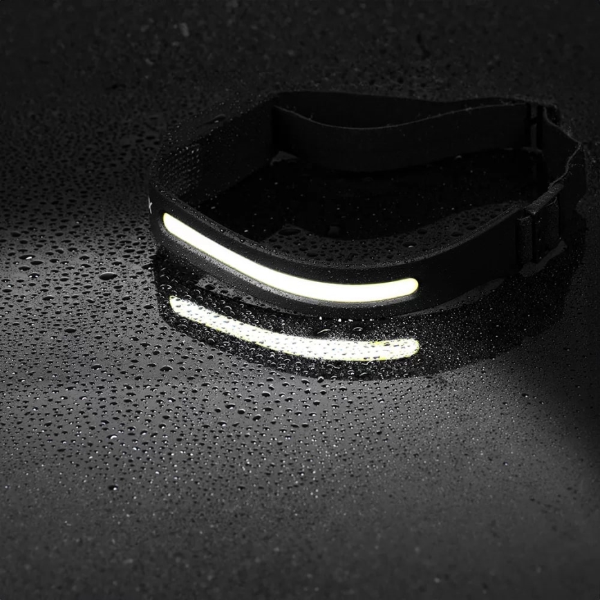 LED prigušiva punjiva čelna lampa sa senzorom 2xLED/5V IP44 350 lm 1200 mAh