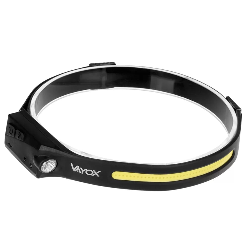 LED prigušiva punjiva čelna lampa sa senzorom 2xLED/5V IP44 350 lm 1200 mAh