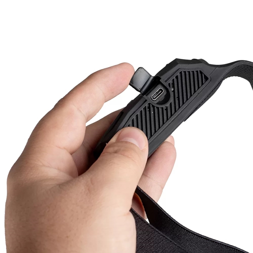 LED prigušiva punjiva čelna lampa sa senzorom 3xLED/5V IP44 300 lm 1200 mAh