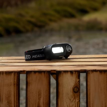 LED prigušiva punjiva čelovka 2xLED/5V IP44 210 lm 2000 mAh