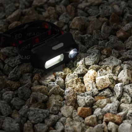 LED prigušiva punjiva čelovka 2xLED/5V IP44 210 lm 2000 mAh