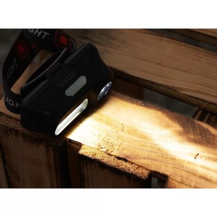 LED prigušiva punjiva čelovka 2xLED/5V IP44 210 lm 2000 mAh