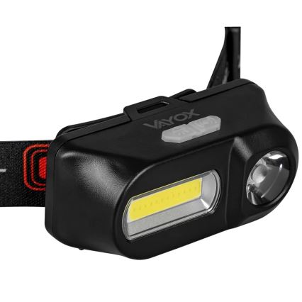 LED prigušiva punjiva čelovka 2xLED/5V IP44 210 lm 2000 mAh