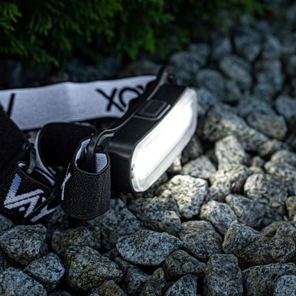 LED prigušiva punjiva čelovka LED/5V IPX4 300 lm 1200 mAh