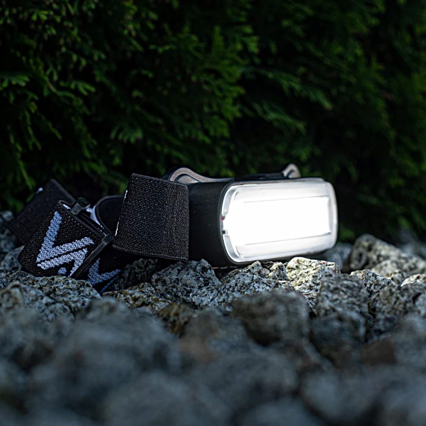 LED prigušiva punjiva čelovka LED/5V IPX4 300 lm 1200 mAh