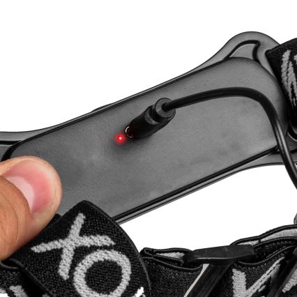 LED prigušiva punjiva čelovka LED/5V IPX4 300 lm 1200 mAh