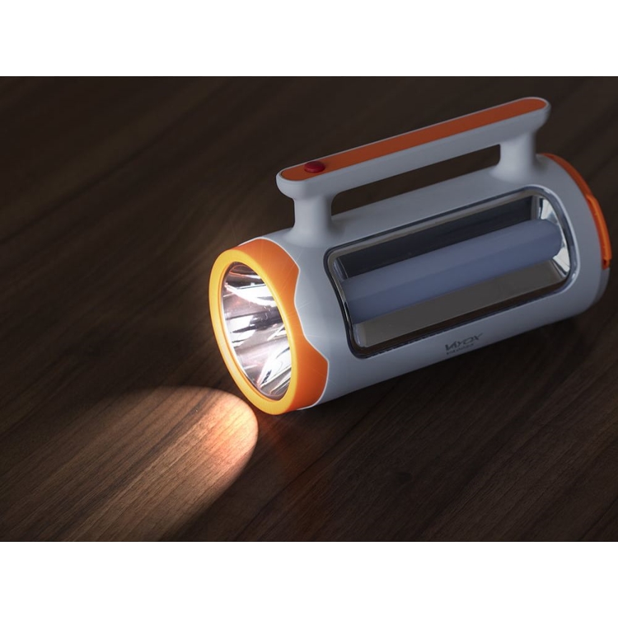 LED prigušiva punjiva lampa 2u1 sa funkcijom powerbanke LED/5W/230V 3500 mAh