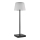 LED prigušiva punjiva lampa KATIE LED/4W/10V 1800mAh IP44 CRI 90 crna
