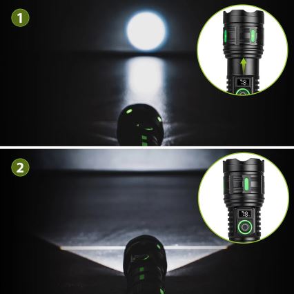 LED prigušiva punjiva lampa sa funkcijom powerbanke LED/20W/5V IP44 1200 lm 5000 mAh