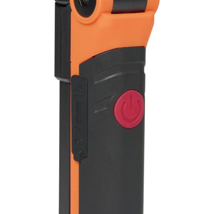 LED prigušiva punjiva radna lampa LED/3W/5V 6500K 2000 mAh narandžasta/crna