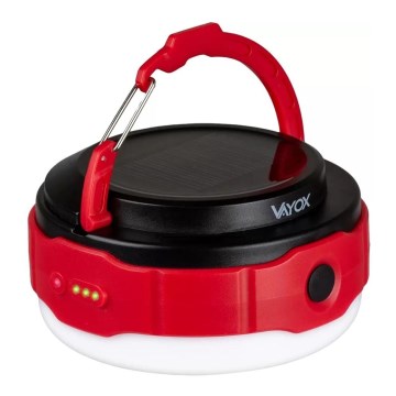 LED prigušiva punjiva solarna svetiljka sa funkcijom powerbanke LED/3W/5V 3000/4000/6500K IPX6 500 lm 2000 mAh