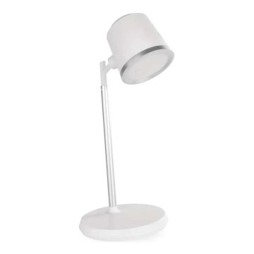 LED prigušiva punjiva stona lampa 4u1 LED/6W/3,7V 3000K/4000K/6500K 1500mAh bela
