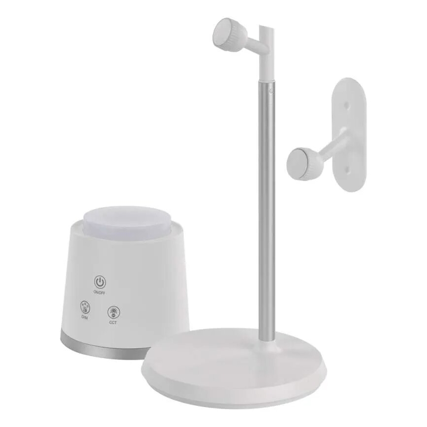 LED prigušiva punjiva stona lampa 4u1 LED/6W/3,7V 3000K/4000K/6500K 1500mAh bela