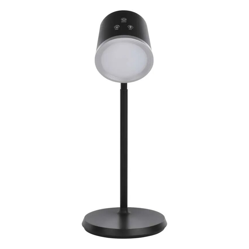 LED prigušiva punjiva stona lampa 4u1 LED/6W/3,7V 3000K/4000K/6500K 1500mAh crna