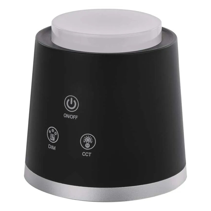 LED prigušiva punjiva stona lampa 4u1 LED/6W/3,7V 3000K/4000K/6500K 1500mAh crna