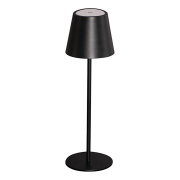 LED prigušiva punjiva stona lampa INITA LED/1,2W/1800 mAh IP54 crna