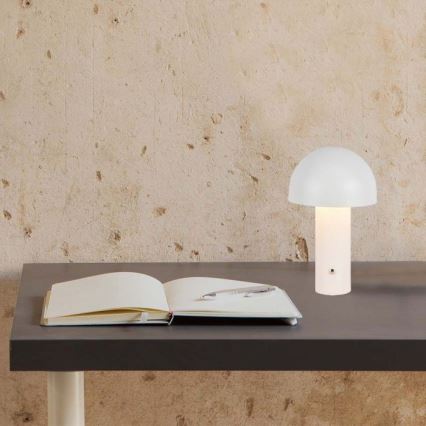 LED prigušiva punjiva dodirna stona lampa LED/1W/5V 3000-6000K 1800 mAh bela