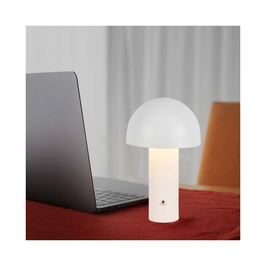 LED prigušiva punjiva dodirna stona lampa LED/1W/5V 3000-6000K 1800 mAh bela