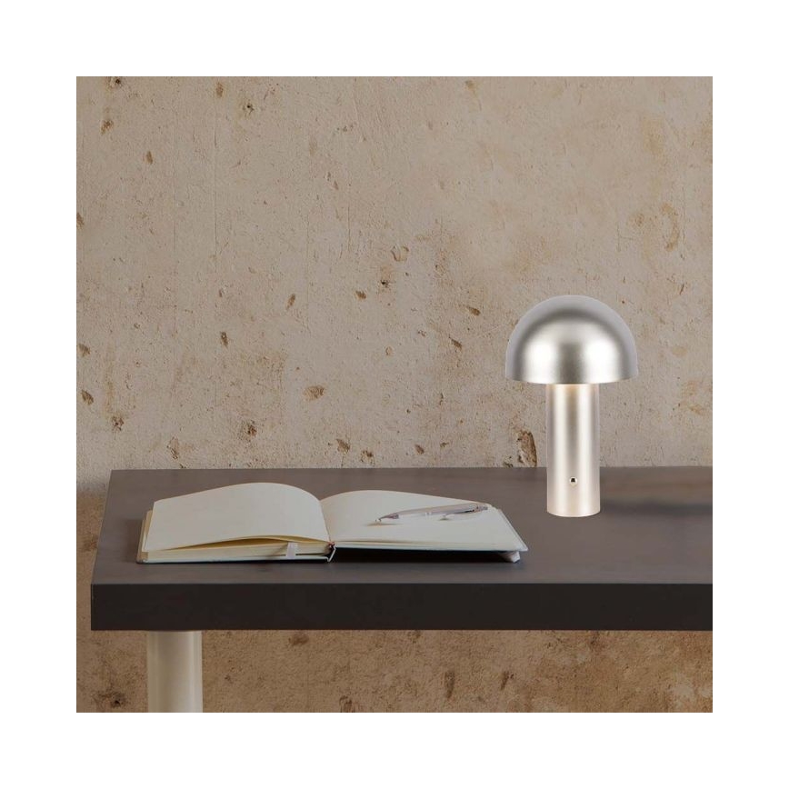 LED prigušiva punjiva dodirna stona lampa LED/1W/5V 3000-6000K 1800 mAh zlatna