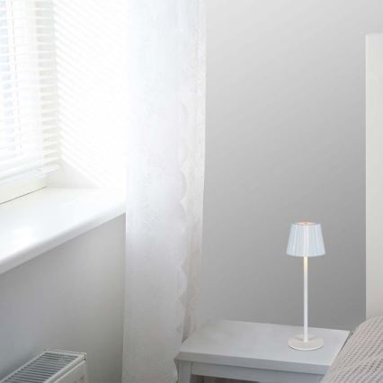 LED prigušiva punjiva dodirna stona lampa LED/4W/5V 3000-6000K 1800 mAh bela