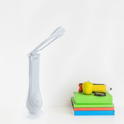 LED prigušiva punjiva stona lampa LILLY LED/4W/5V 1200 mAh bela