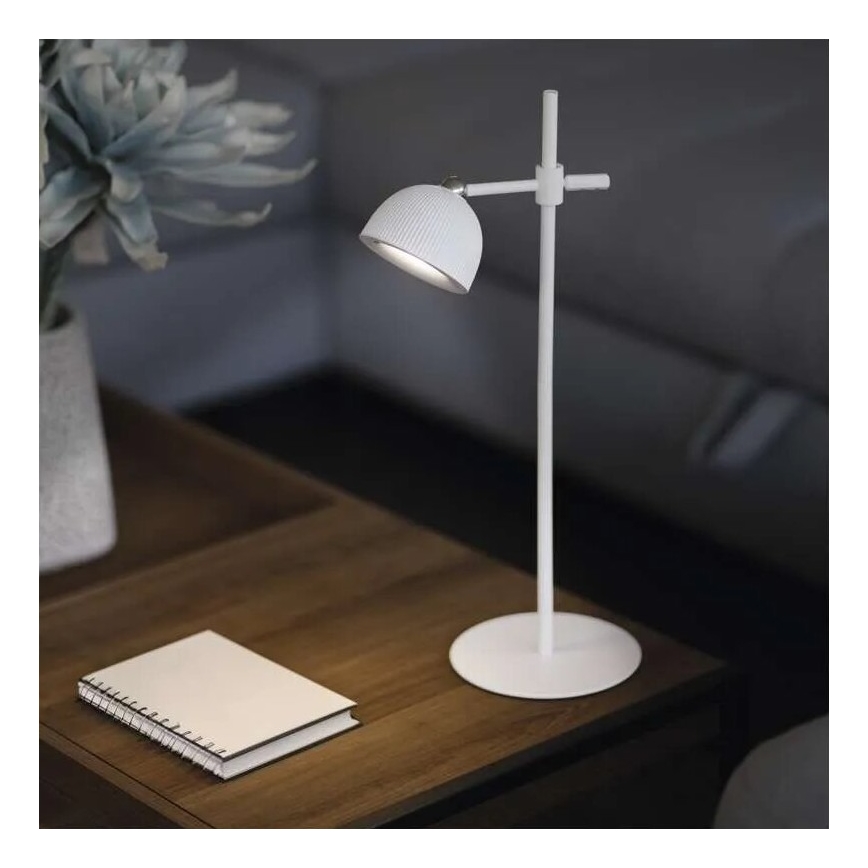 LED prigušiva punjiva stona lampa magnetna 4 u 1 LED/4,2W/3,7V 4000K 1200mAh bela
