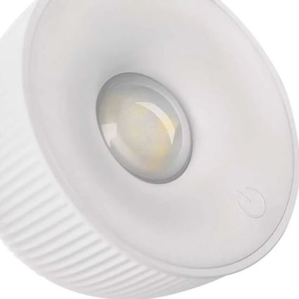 LED prigušiva punjiva stona lampa magnetna 4 u 1 LED/4,2W/3,7V 4000K 1200mAh bela