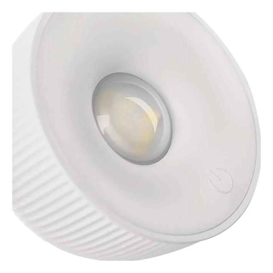 LED prigušiva punjiva stona lampa magnetna 4 u 1 LED/4,2W/3,7V 4000K 1200mAh bela
